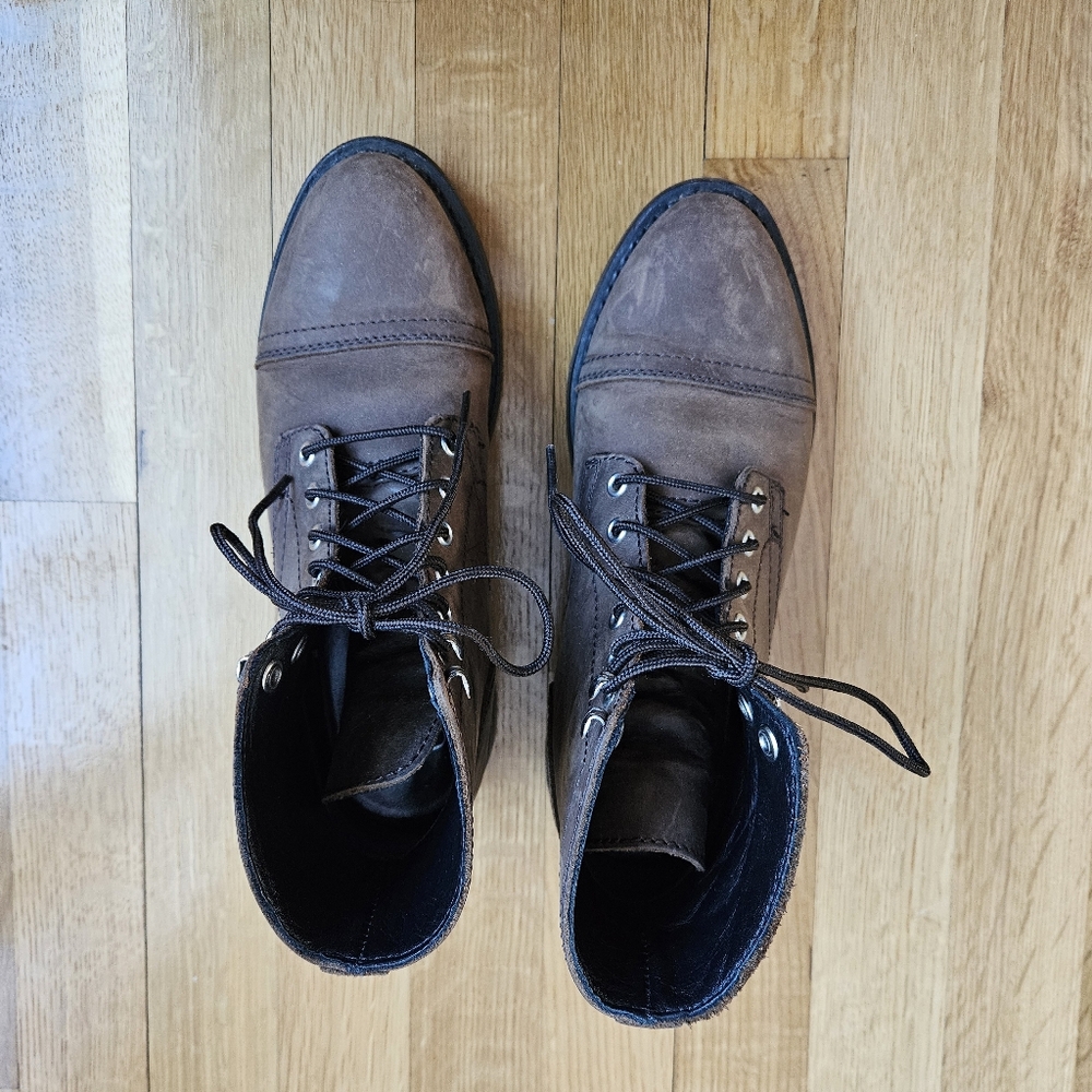 Thursday Boot Company Brown Lace Up Boots - Picture 2 of 7